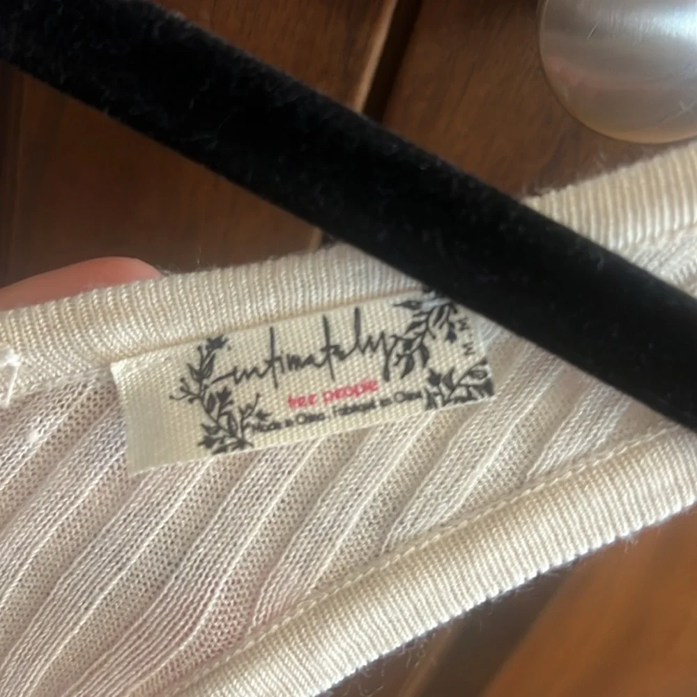 Free People Ribbed Razor Backless Tank Top - Picture 2 of 3